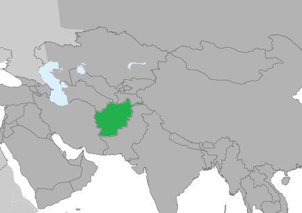 Afghanistan, located in Southwestern Asia.
