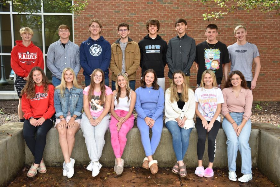 The entire 2021 Homecoming Court of BAHS