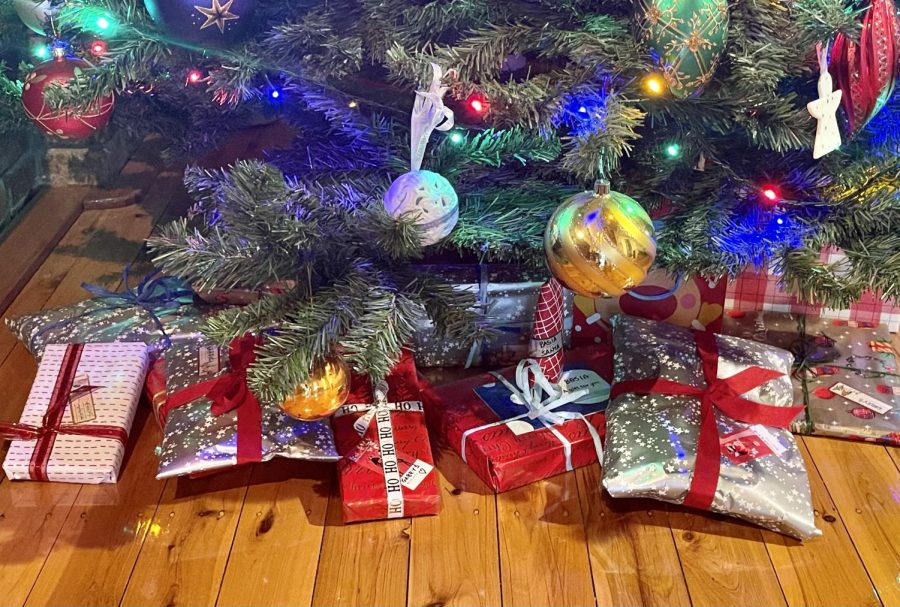 Gifts under tree