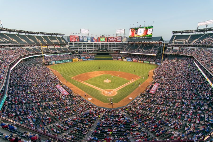 Diamond+Field+Rangers+Mlb+Baseball+Game+Ballpark