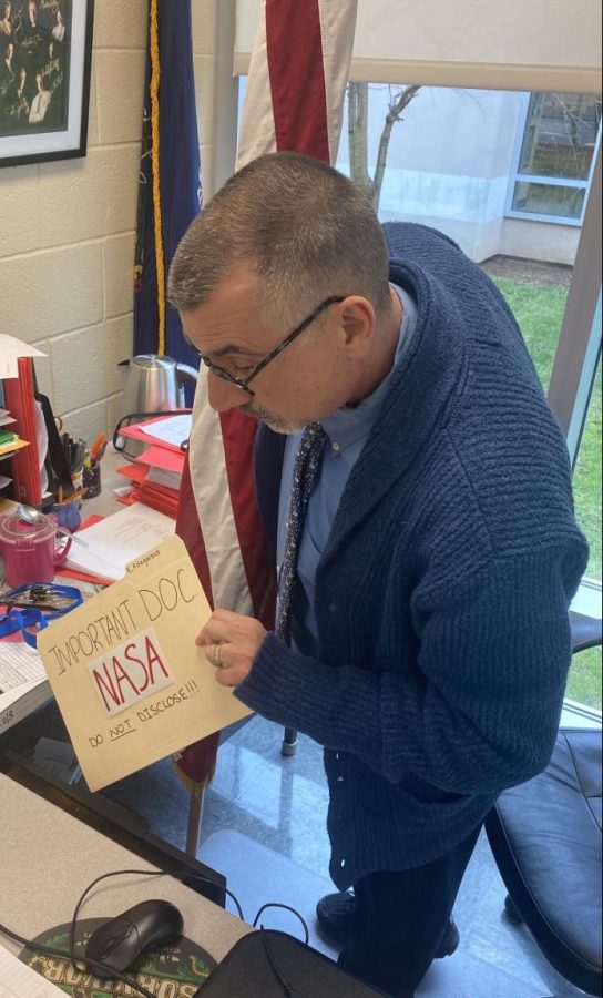 Government teacher Mr. Edward Fitzgeralds secret position with NASA was recently just uncovered by students at BAHS. 