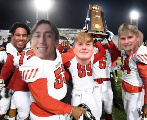 The Bellefonte Raiders win state title 65-0.