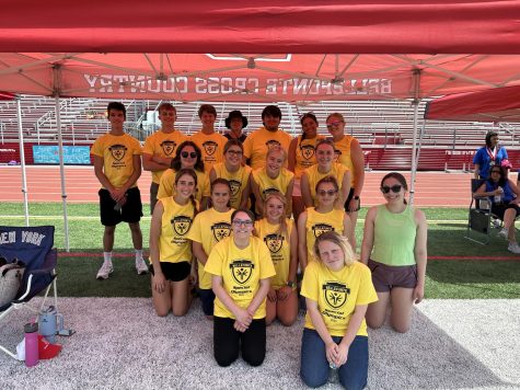 Student helpers and competing students take a break during the Special Olympics held at Rogers Stadium this year. 
