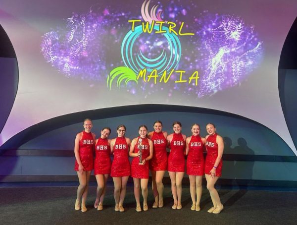 The BAHS majorettes won the Twirl Mania International Competition in Orlando last month. 