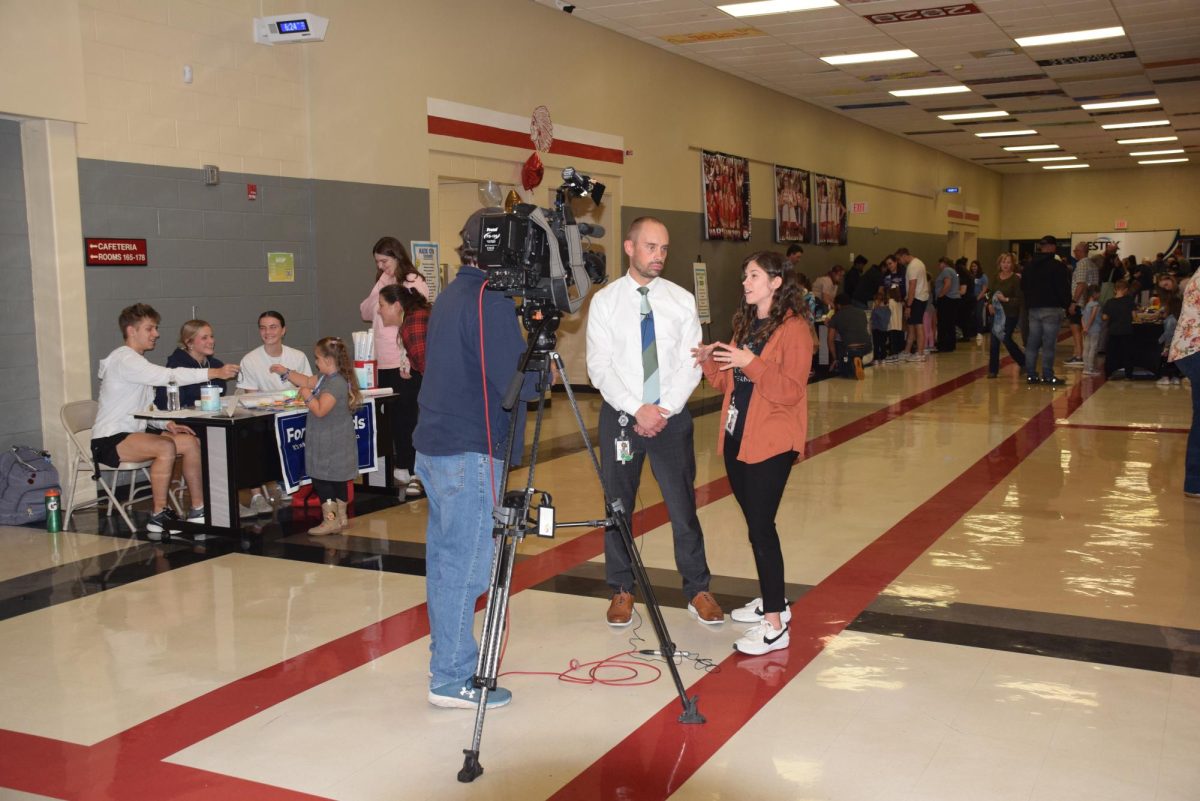 Mrs. Drew Eddinger is interviewed about planning BASD's STEAM night this month. 