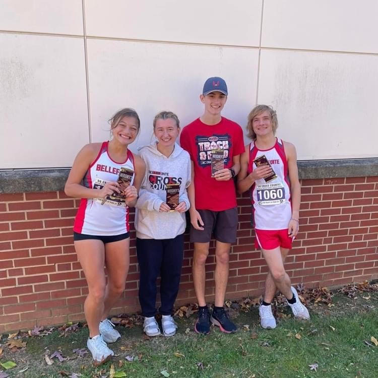 Four BAHS cross country students traveled to Hershey for state championships. 