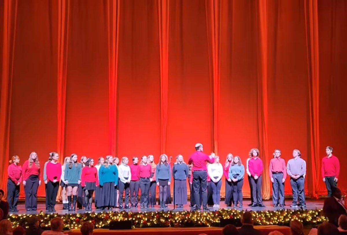 The BAHS Choir's performance before the Radio City Rockettes on December 16.