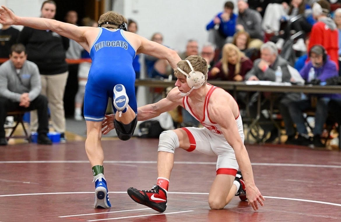 Senior wrestler shines